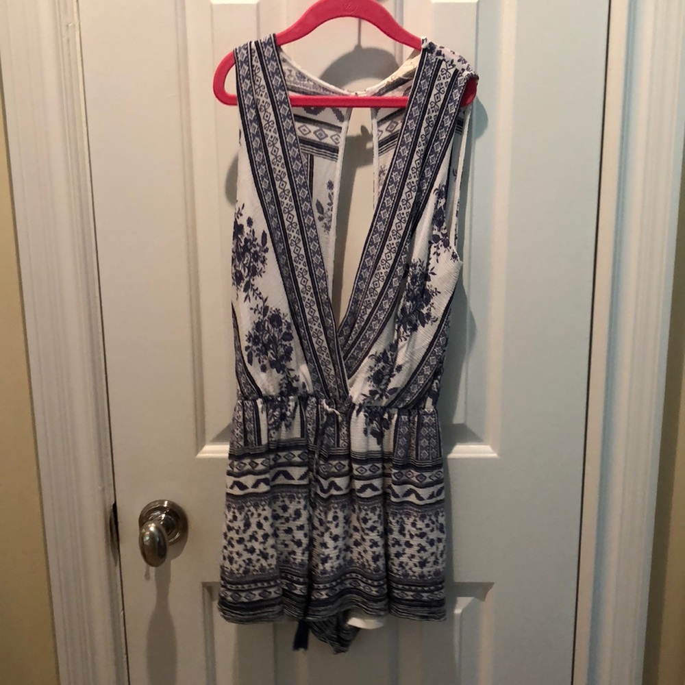 Blue romper